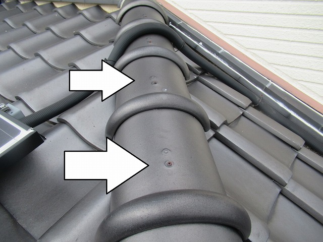 市川三郷町　瓦屋根工事